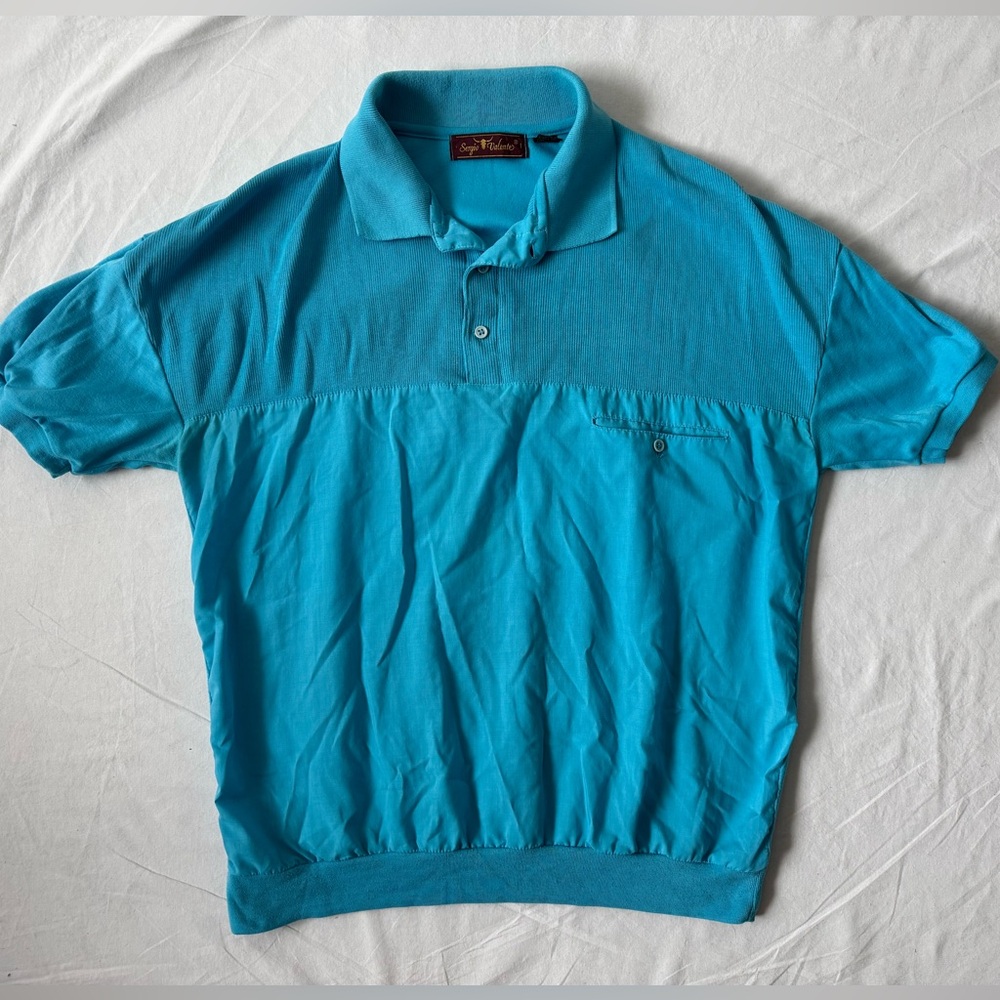 Sergio Valente Blue Top Retro
